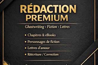 be your ghostwriter for ebooks, fiction stories, and custom letters