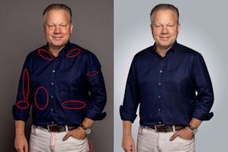 retouch portraits, headshots, fashion, beauty using dodge and burn