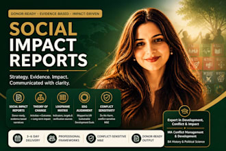 write your social impact , esg or sustainability report