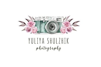 create a professional photographer and studio logo design