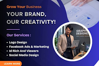 run facebook ads marketing, banner poster design