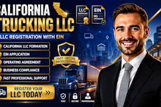 register your california trucking and logistics llc with ein