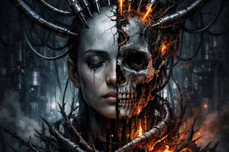 create a stunning and high quality novel or book cover design
