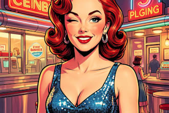 do a pin up girl and pin up girl