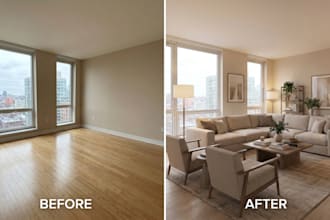 virtual staging for real estate photos