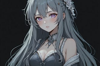 draw anime character, fanart, and oc character