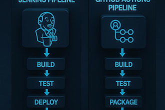 setup ci cd pipeline using github actions or jenkins