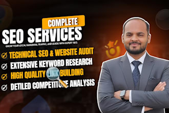 provide complete monthly SEO management for your website