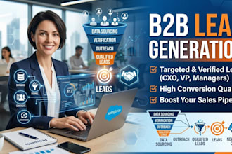 provide b2b lead generation, linkedin leads and email lists
