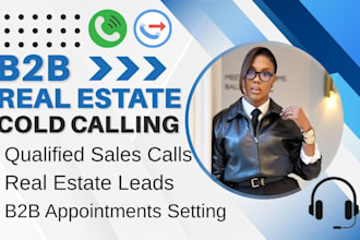 b2b real estate cold caller appointment setter to generate motivated seller lead