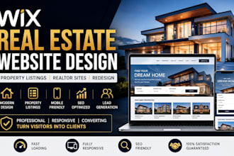 build wix real estate website redesign wix realtor website with property listing