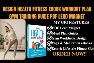 design health fitness ebook workout plan gym training guide PDF lead magnet