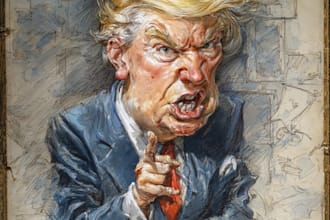 make a political cartoon art