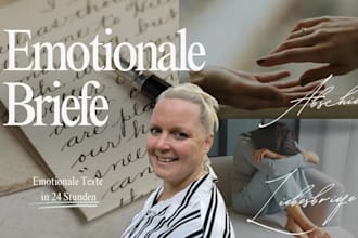 write an emotional personal letter for you