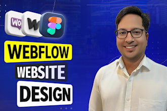 design and develop a webflow website figma to webflow expert