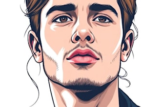 make yourself marvelous vector portrait art