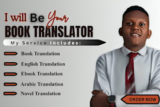 do accurate literary translation for books english to spanish german french