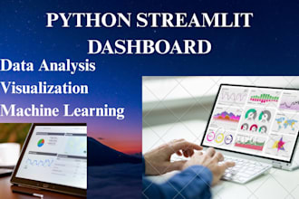 build a python streamlit data dashboard