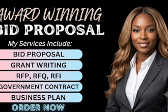 write winning bid proposal for government contracts rfp, rfq grant proposal