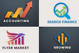 do finance, marketing, insurance, and accounting logo design