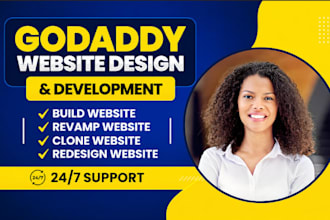 design godaddy website godaddy redesign develop godaddy convert to wordpress