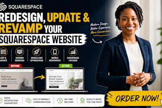 edit redesign update or revamp your squarespace website for better conversions