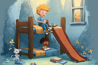 children book cover and children book illustrations