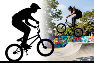 create vector silhouette from your photo