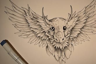 design professional creative tattoo design
