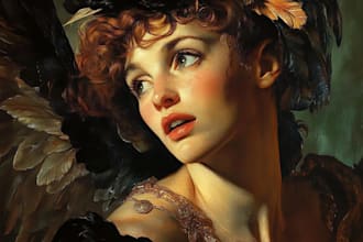 paint renaissance art oil painting portrait