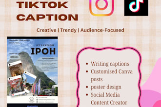 write engaging instagram and tiktok captions