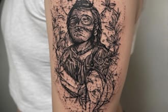 design professional tattoo and custom tattoo