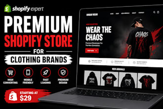 a premium shopify streetwear store