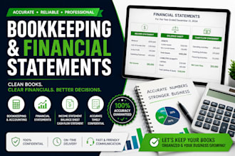 bookkeeping financial reporting financial statements preparation
