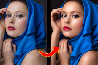 edit highend natural portrait retouching
