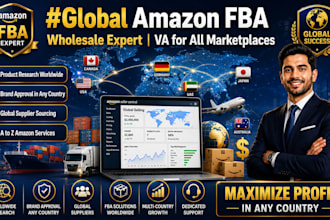 amazon fba wholesale VA, brand approval expert