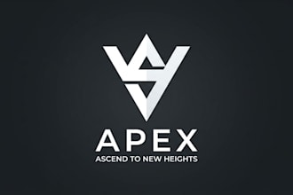 design a modern inverted logo for your brand identity
