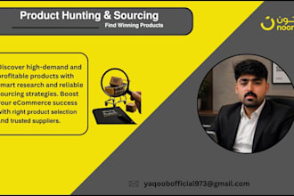 do winning product hunting and sourcing for noon store
