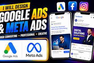design google ads and meta ads for your business campaign