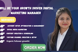 be your growth driven digital marketing manager