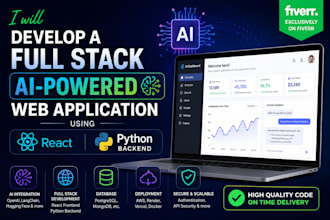 develop a full stack web application in react and django rest framework