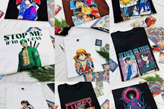 design professional apparel graphics for t shirts
