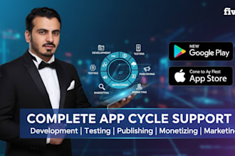 publish and manage your mobile app on google play and apple store