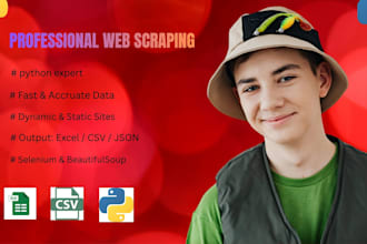 build a python web scraper for data extraction