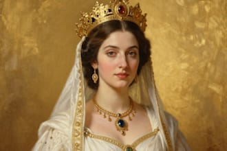 paint your custom realistic portrait painting