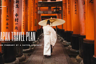 create a personalized japan travel itinerary