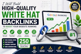 build high quality white hat backlinks for SEO