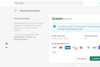 shopify payment for ecommerce store, payment gateway, website payment processor