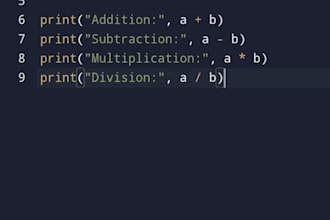 write simple python programs and help with debugging