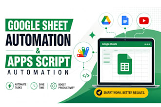 automate your google sheets and build custom apps scripts